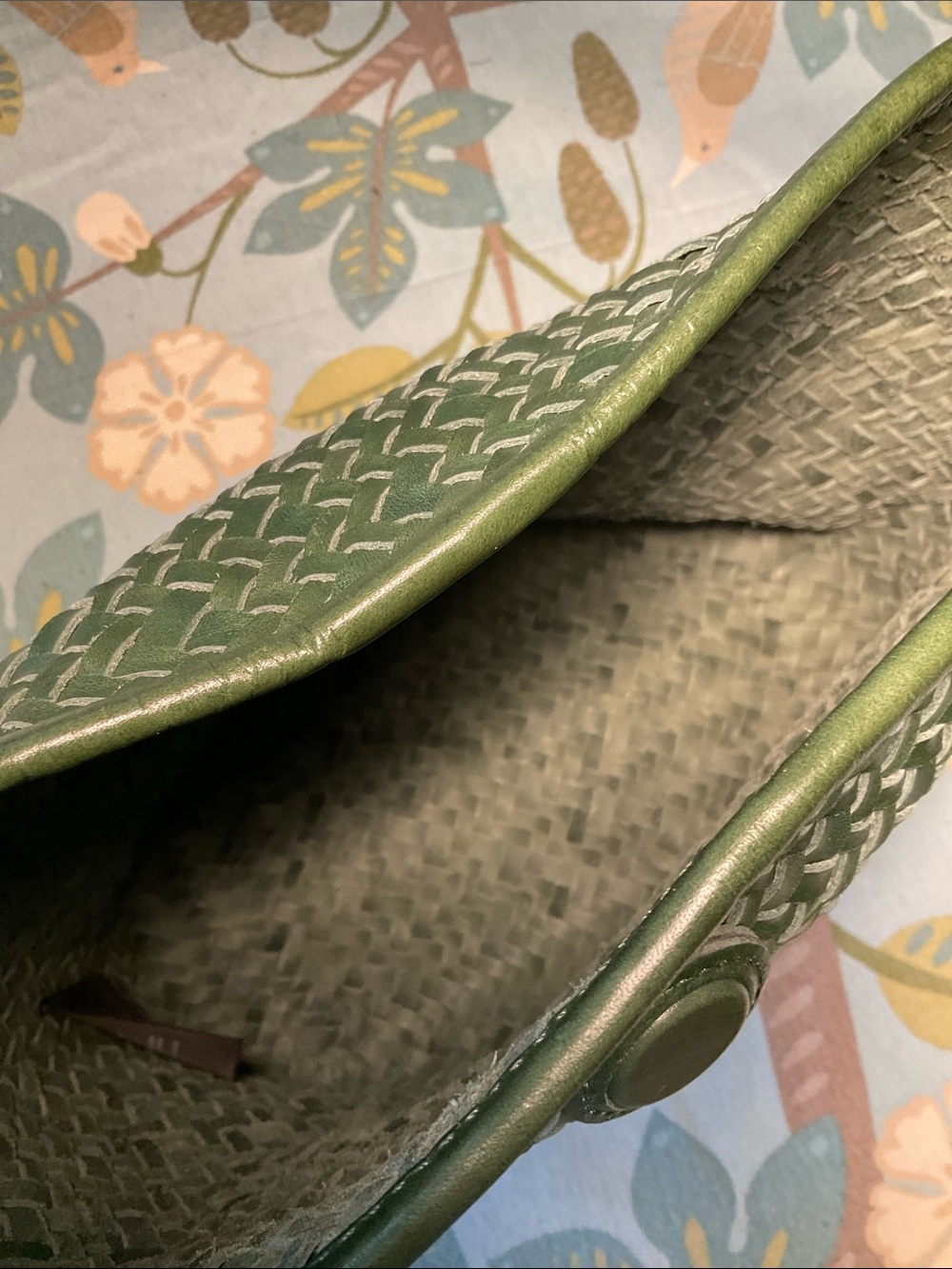 Madewell the Signature woven green shoulder bag - Picture 6 of 7
